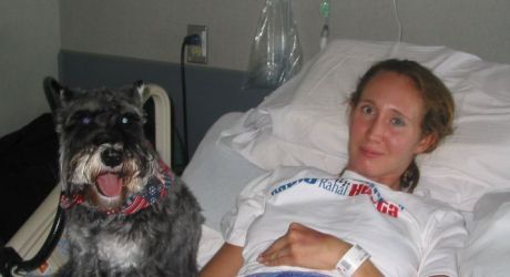 Mariah and Bogart (McGuire VAMC, 7/21/08)